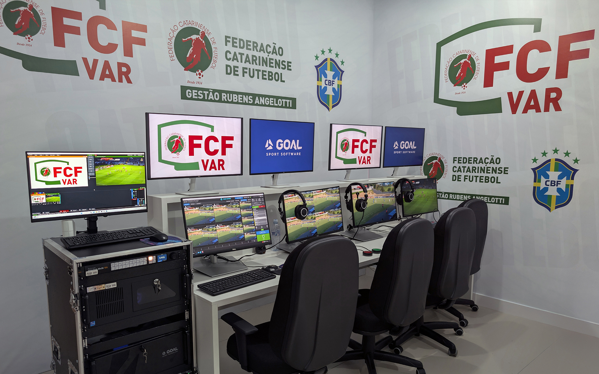 VAR System with VOL at Federação Catarinense de Futebol in Brazil