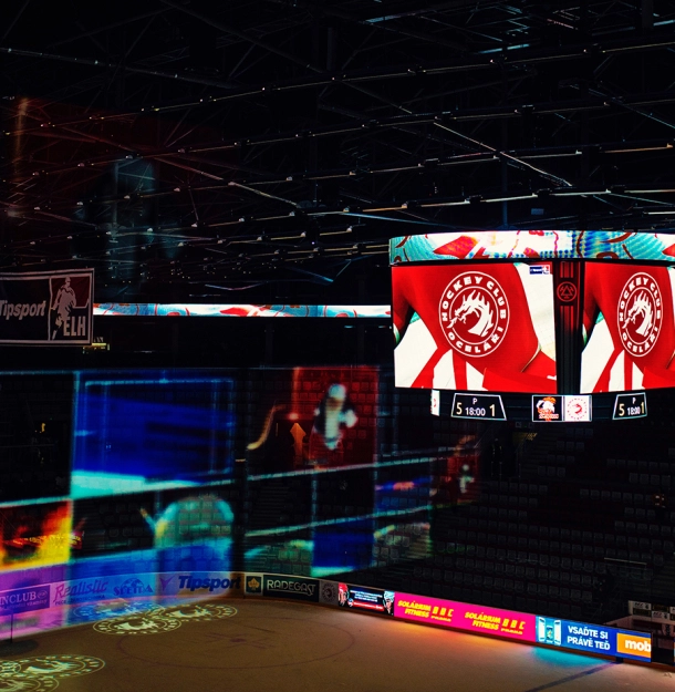 Werk Ice Arena in Třinec, Czechia — a 360º venue control system powered by Goal Sport Technology