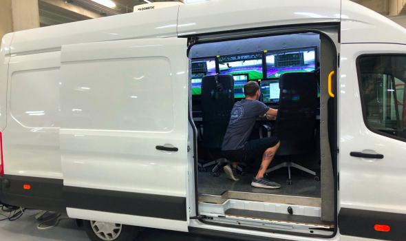 OB Vans equipped with VAR System for multi-venue operation.
