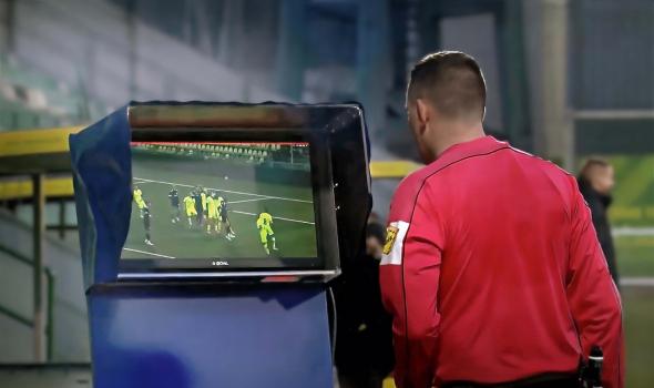 VAR System Referee Review Area 