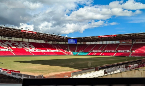 GS Playout running LED perimetr boards and Scoreboard at Stoke City Football Club bet365 Stadium